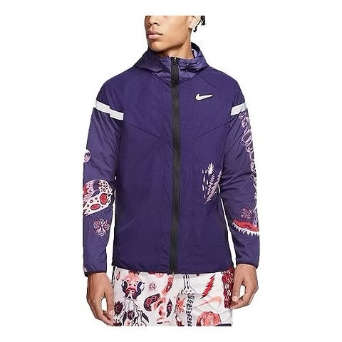 Nike Repel Windrunner Jacket 'Tokyo Purple Dragon'