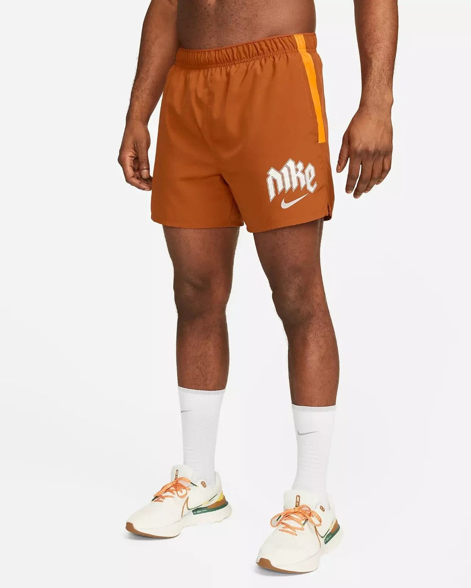 Nike Dri-Fit 5" Challenger Run Division Shorts Dark Russet