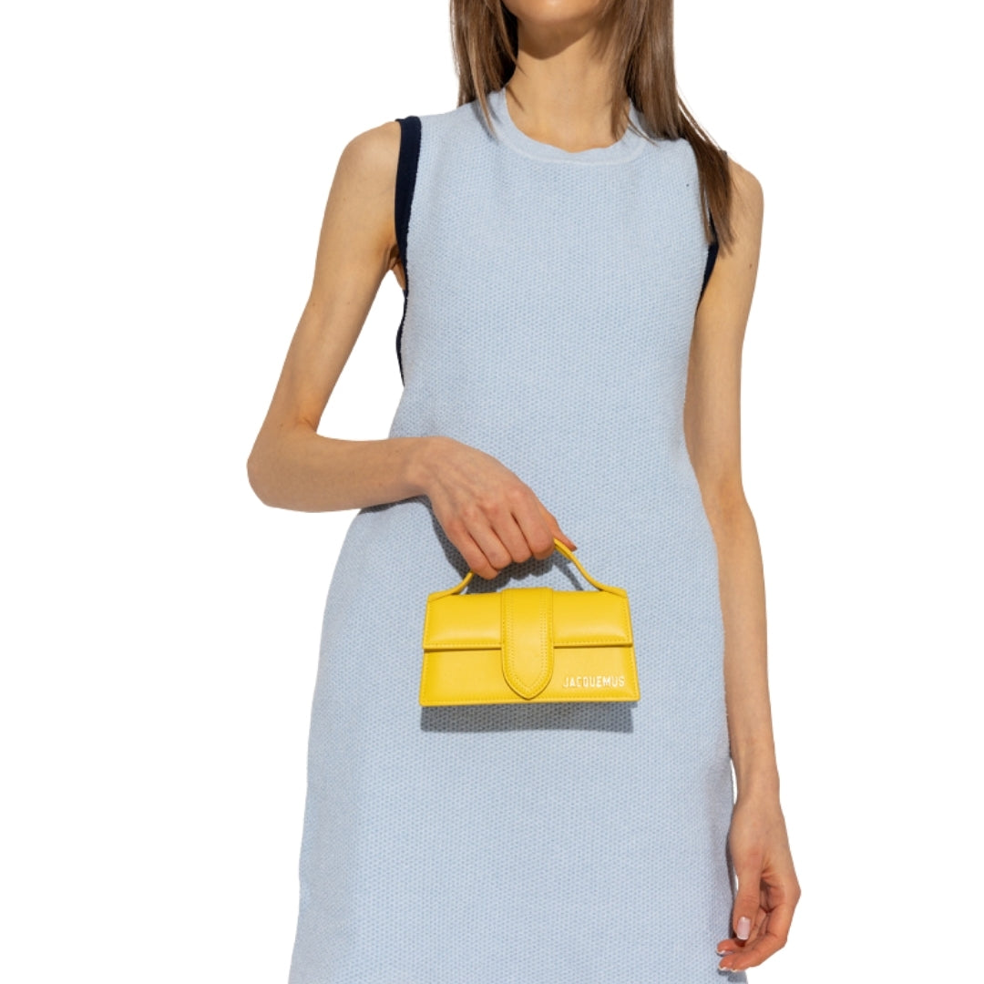 Jacquemus Womens Bambino Small Bag Yellow