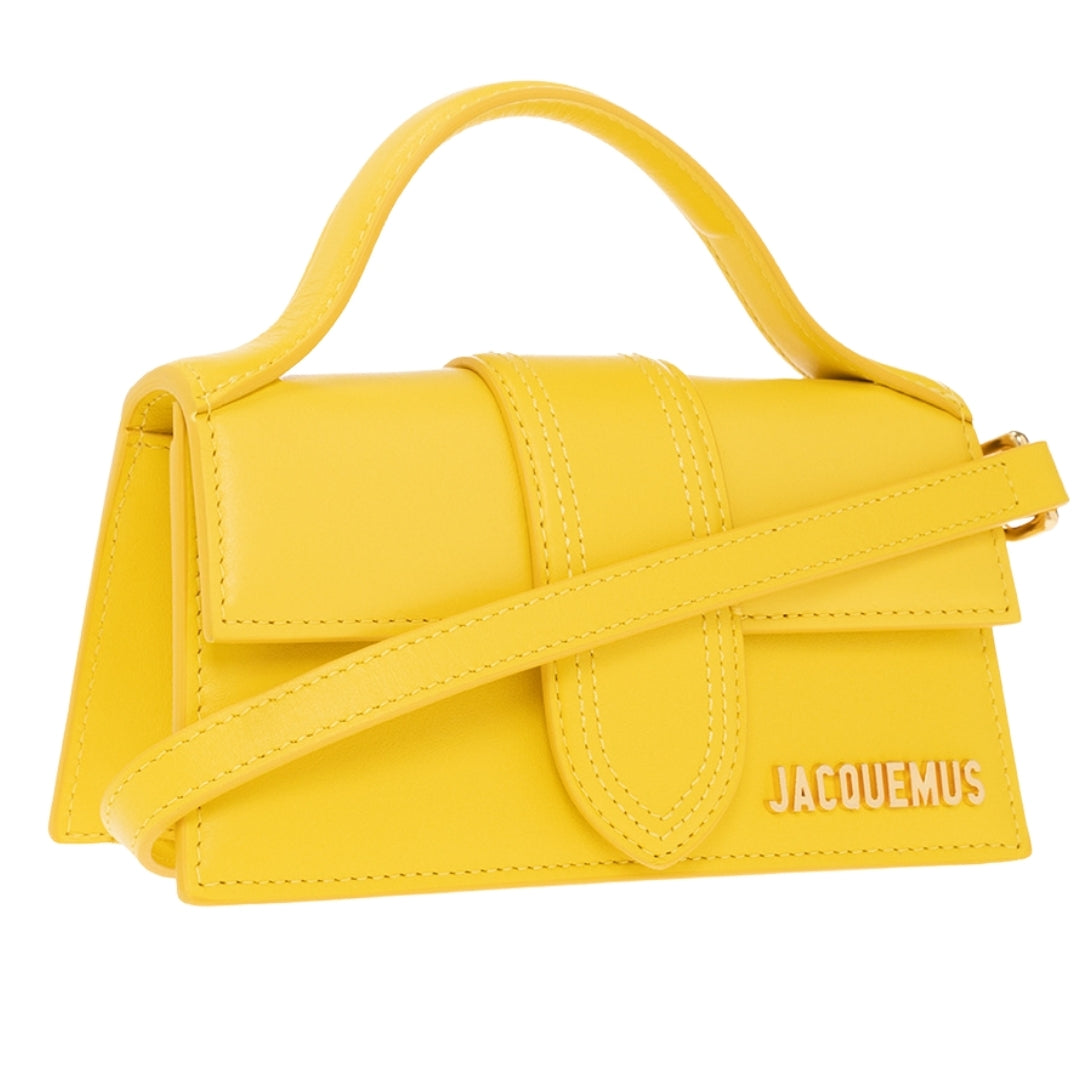 Jacquemus Womens Bambino Small Bag Yellow