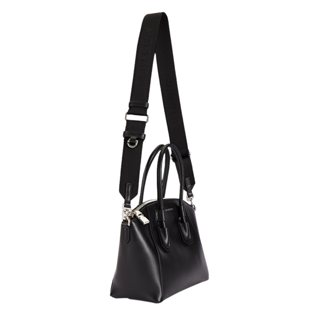 Givenchy Womens Givenchy Branded Strap Bag Black