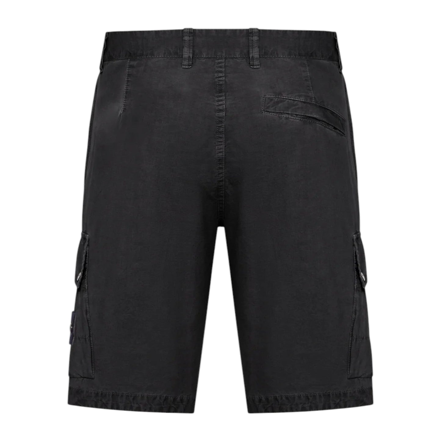 Stone Island Bermuda Cargo Black Slim Shorts