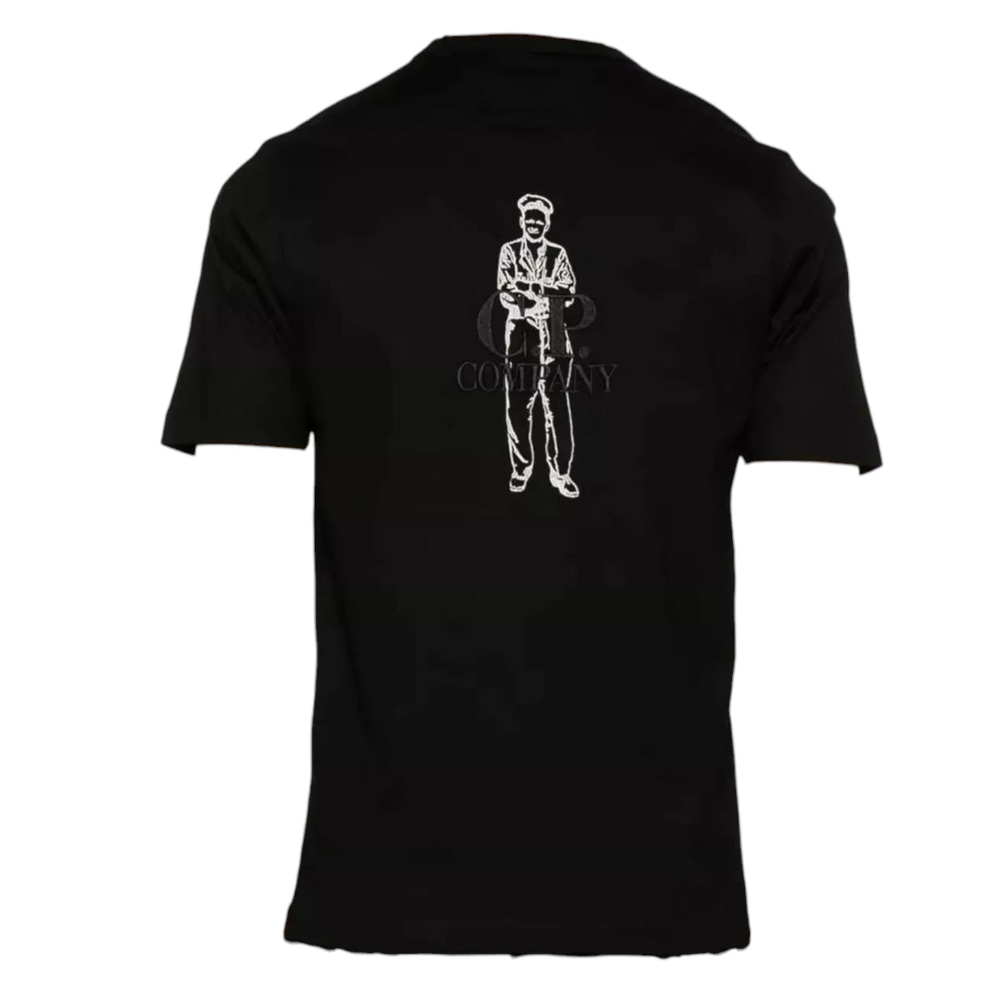 C.P. Company 30/2 Mercerized British Sailor Black T-shirt