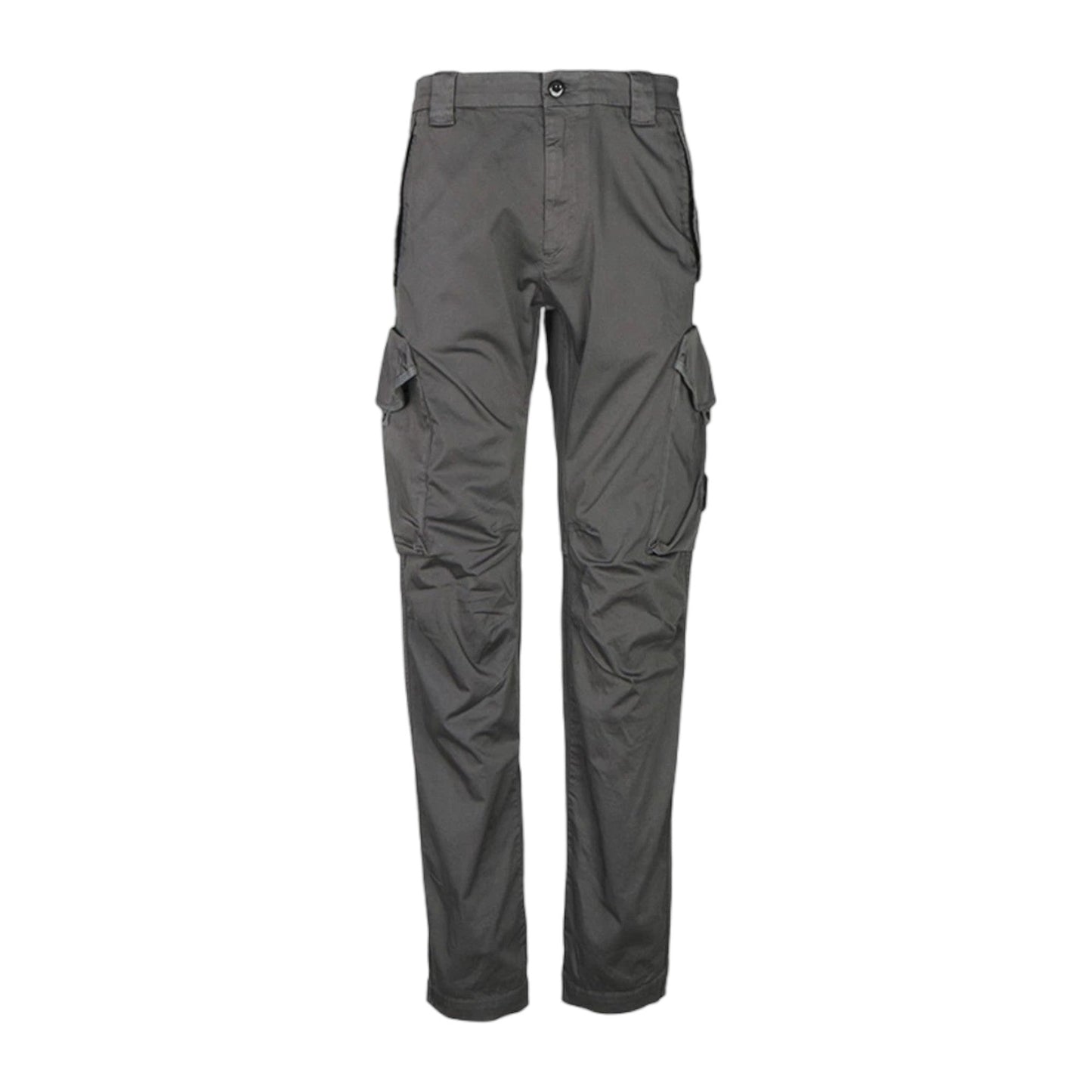 C.P. Company Stretch Sateen Ergonomic Pearl Grey Cargo Pants