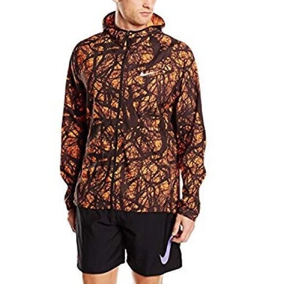 Nike Enchanted Impossibly Light Jacket Black Orange