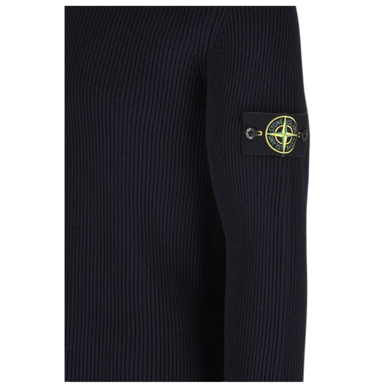 Stone Island Full Rib RWS Wool Navy Sweatshirt