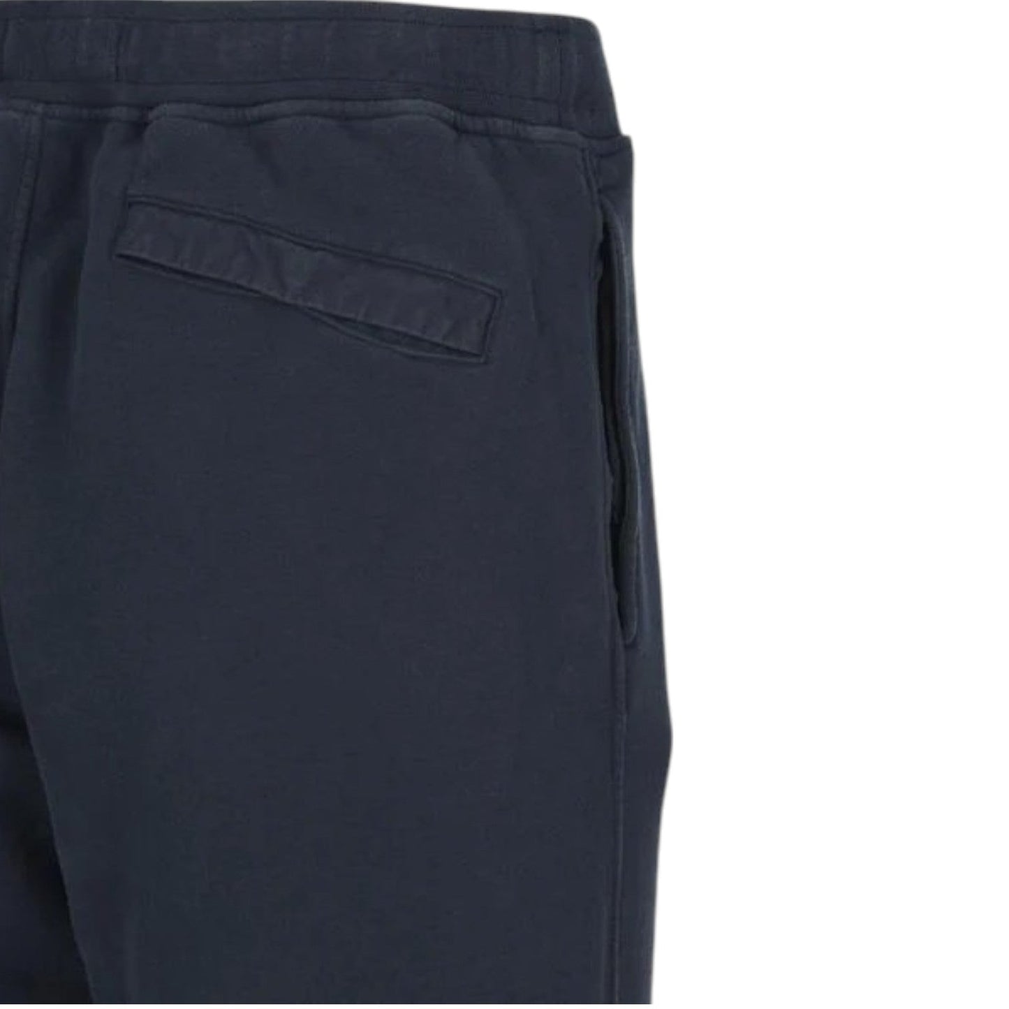 Stone Island Navy Fleece Joggers Organic Cotton