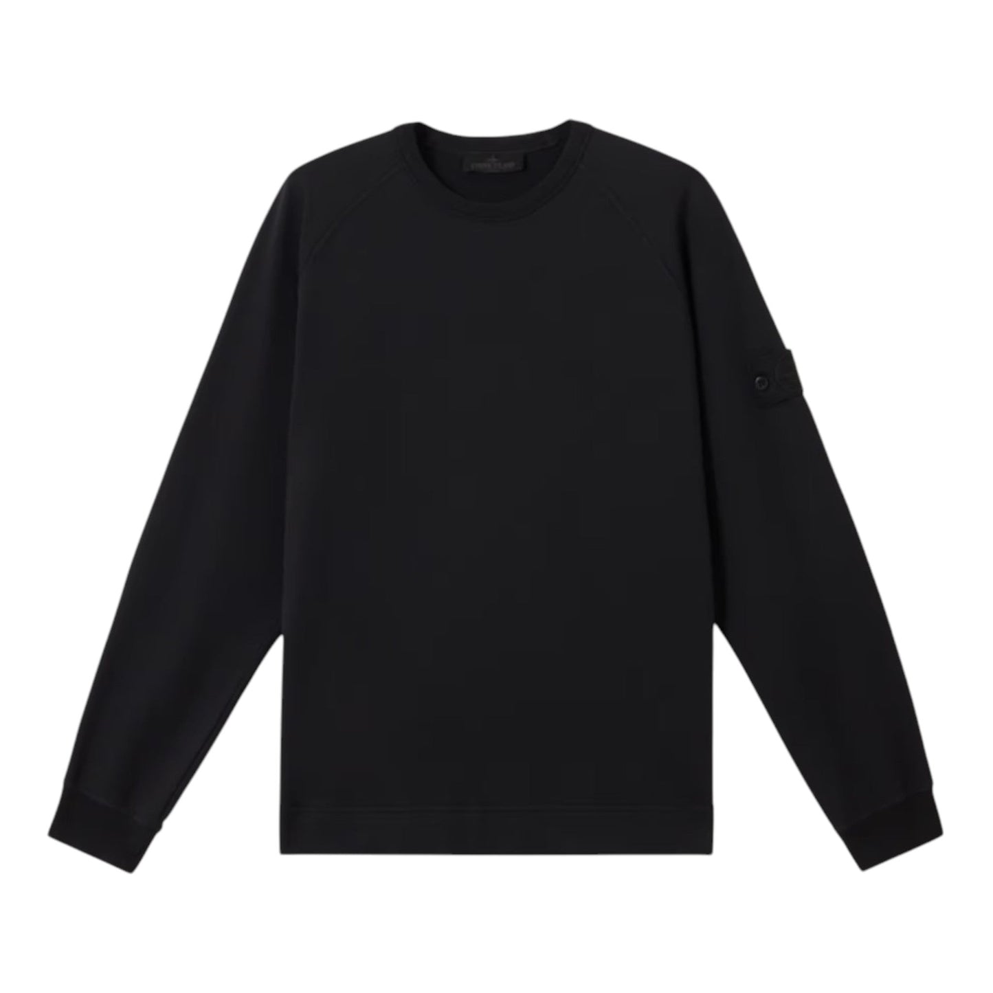 Stone Island Cotton Fleece Black Ghost Sweatshirt