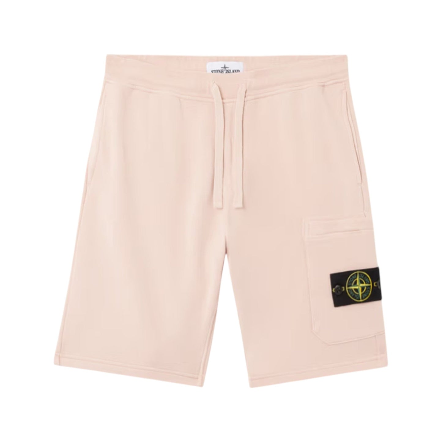 Stone Island Bermuda Cargo Antique Rose Cotton Shorts