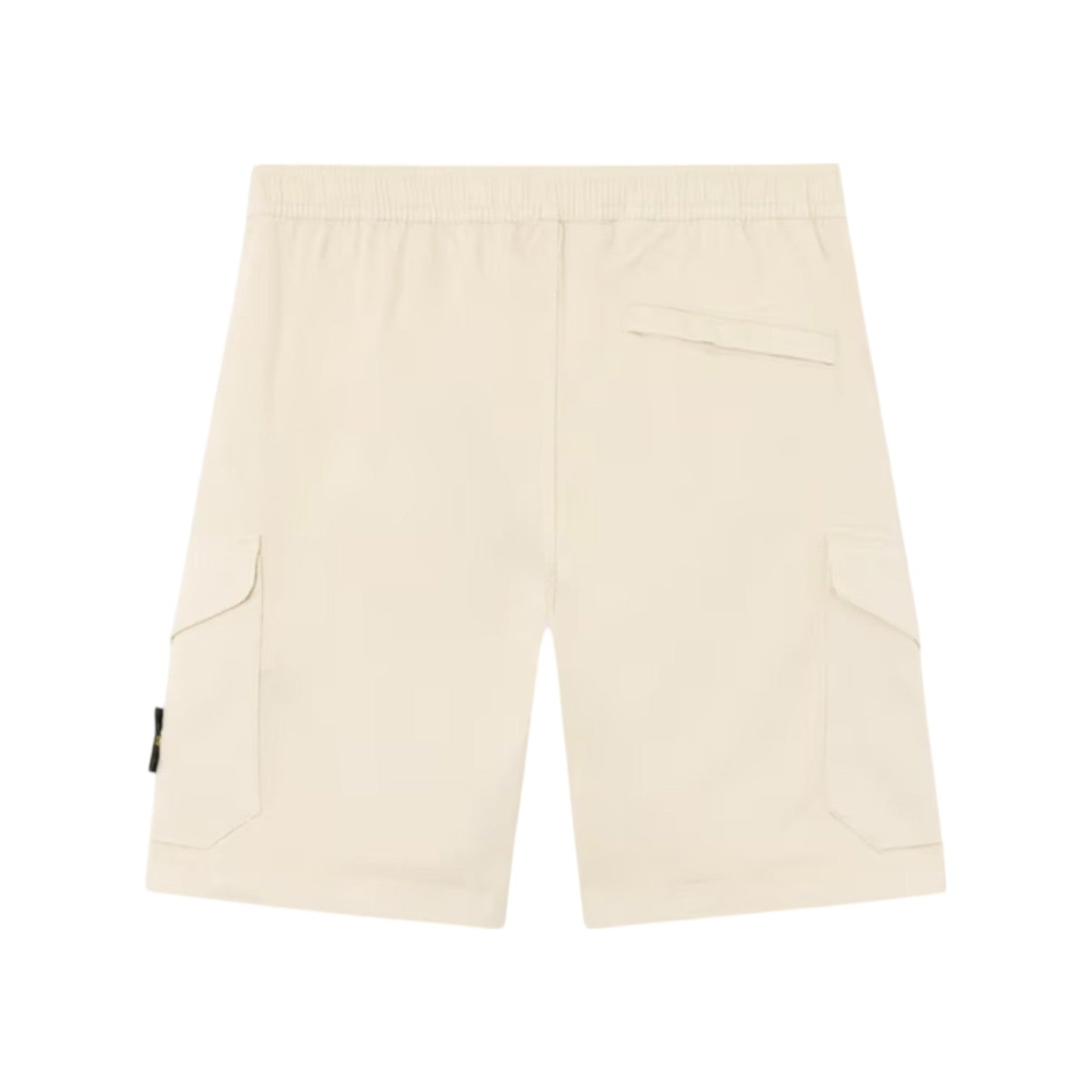 Stone Island Organic Stretch Cotton Satin Sand Shorts