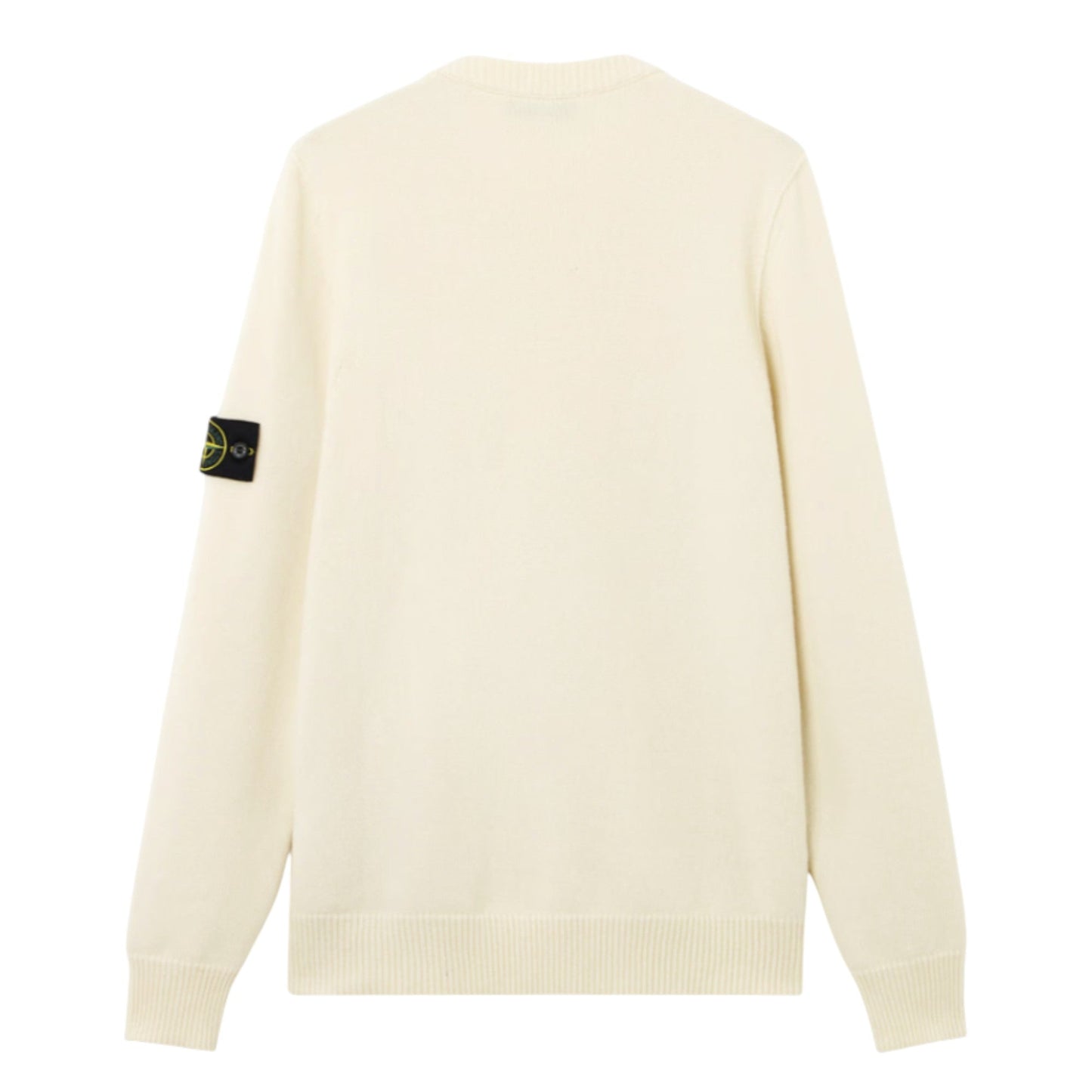 Stone Island Ivory Lambswool Sweatshirt