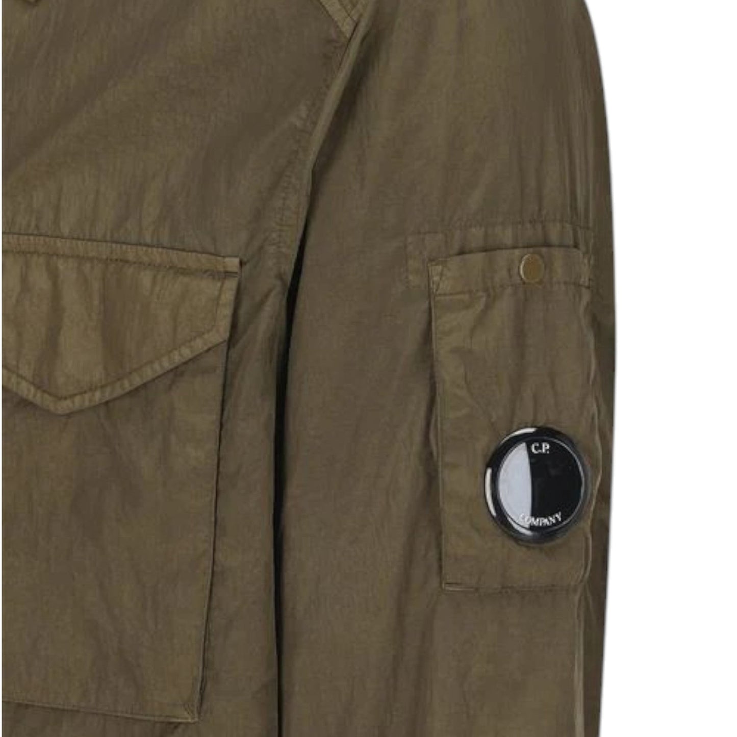 C.P. Company, Chrome-R Full Zip Dark Green Overshirt