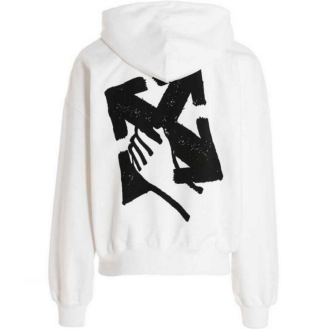 Off-White Mens Hoodie White