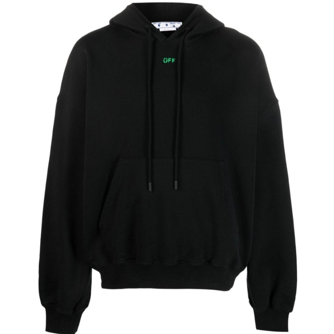 Off-White Alien Mush Boxy Fit Black Hoodie