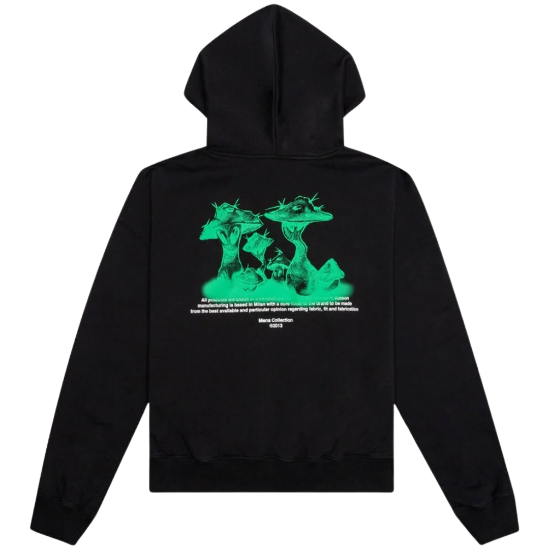 Off-White Alien Mush Boxy Fit Black Hoodie