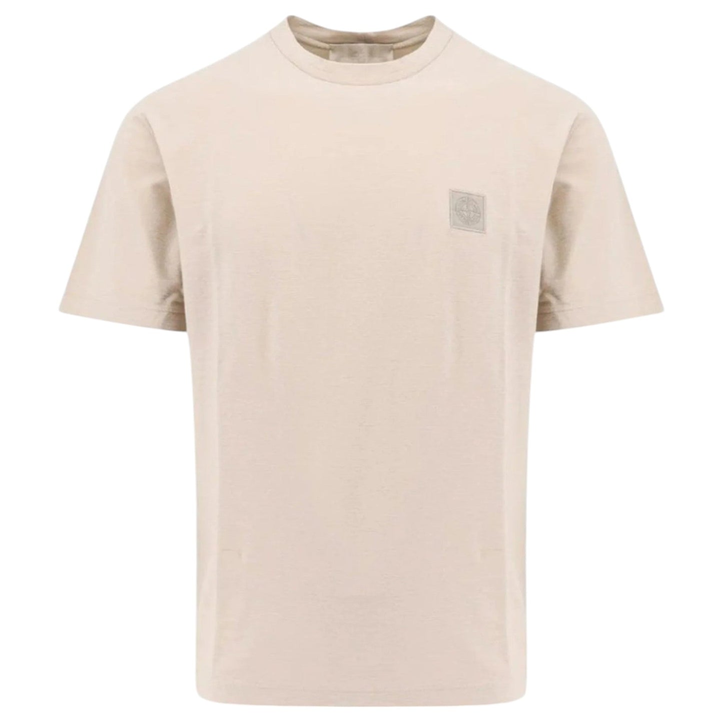 Stone Island, Ghost Crewneck T-Shirt - Beige
