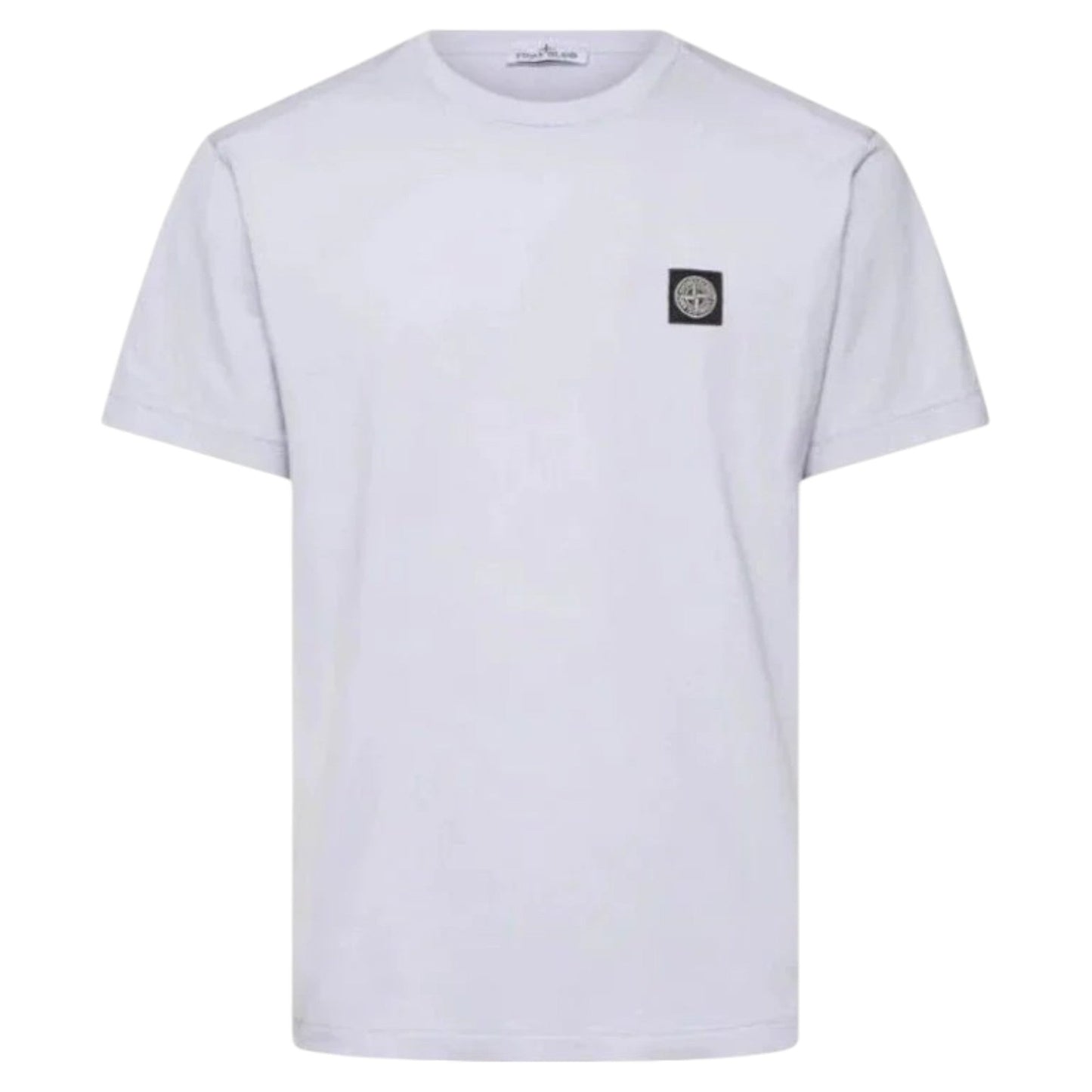 Stone Island, Lilac Compass Patch Crewneck T-Shirt