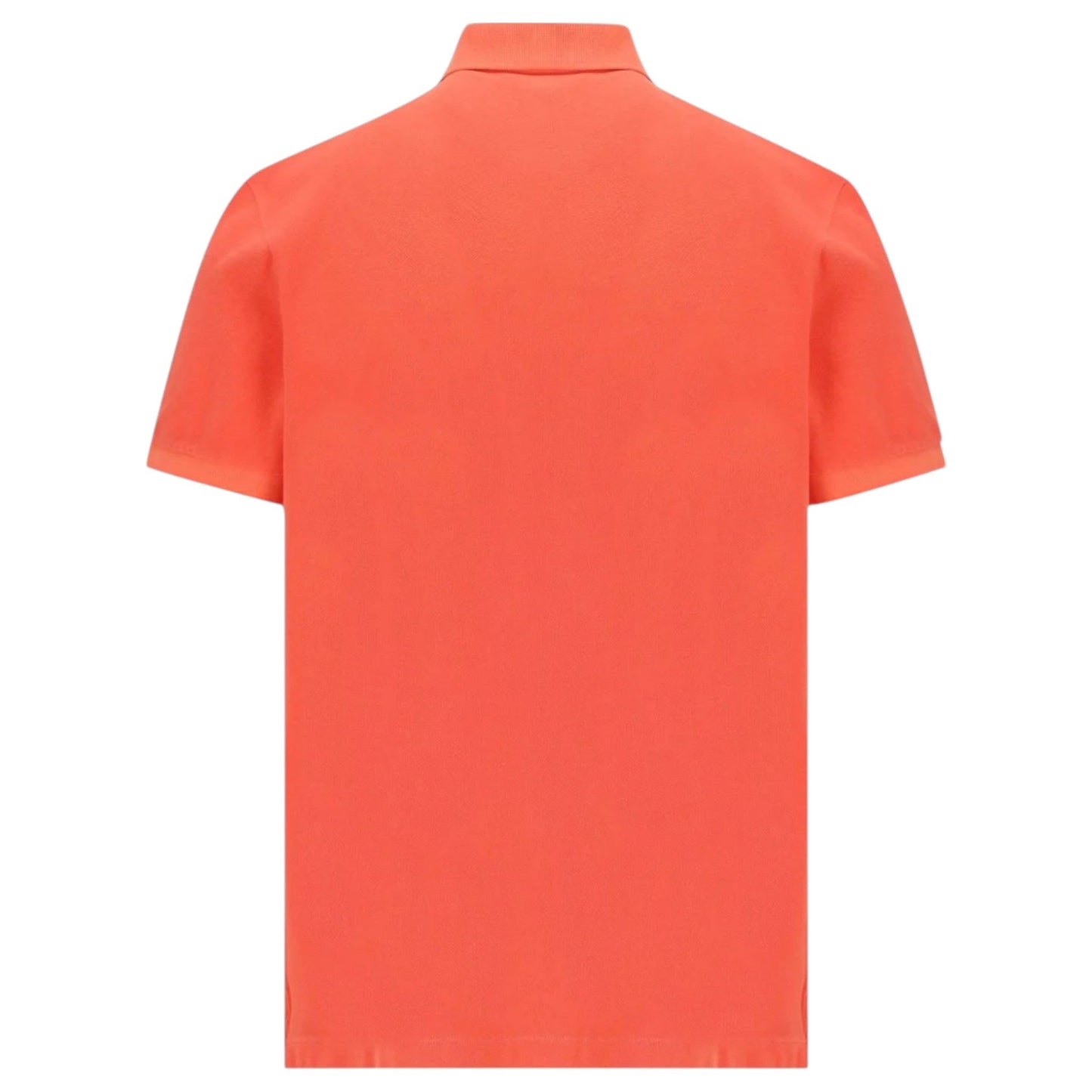 Stone Island Slim Fit Papaya Polo Shirt with Compass Patch - True Labels