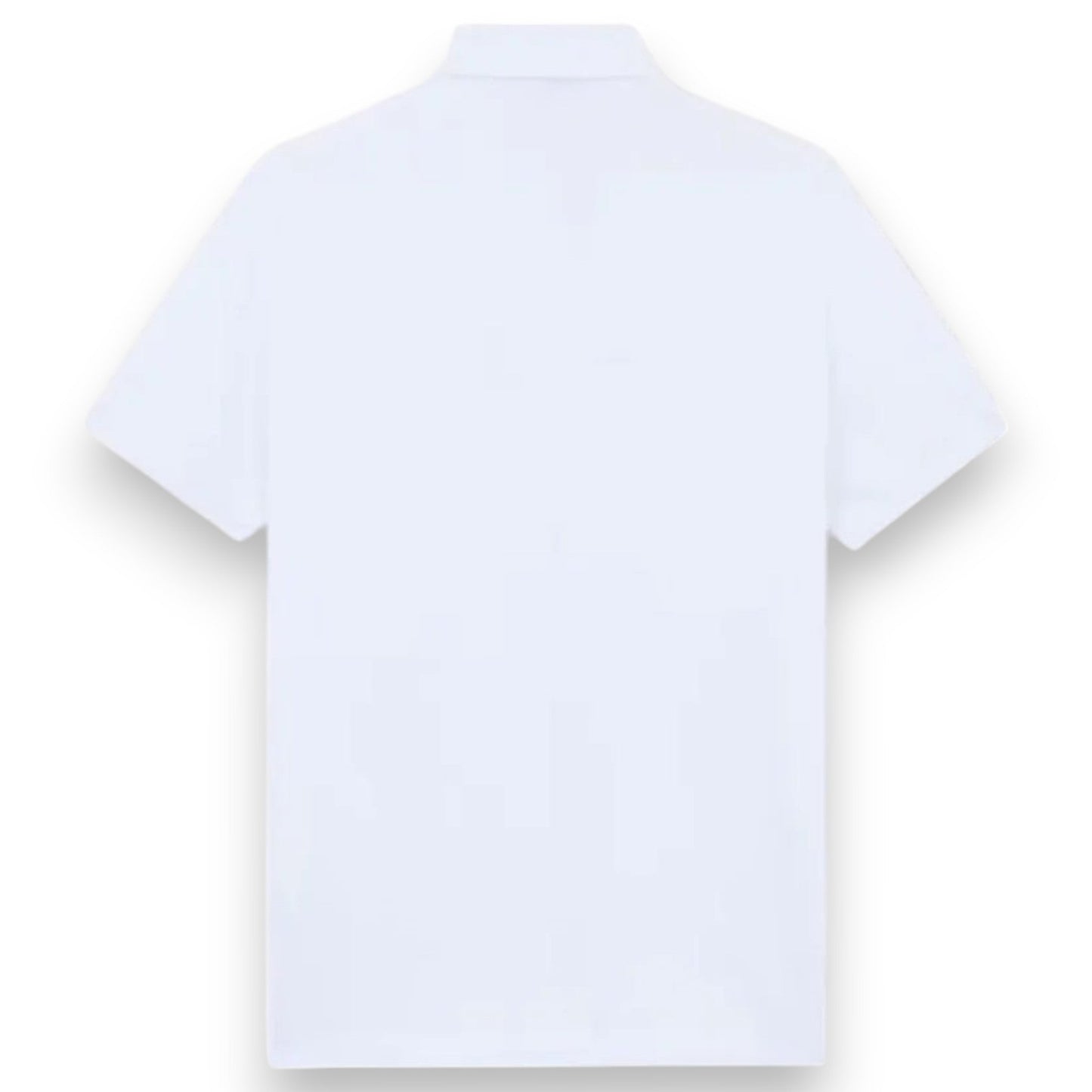 Stone Island Slim Fit White Polo Shirt with Compass Patch - True Labels