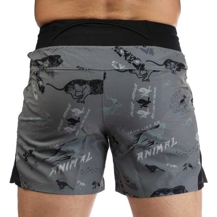 Under Armour Run Like An Animal Shorts Grey