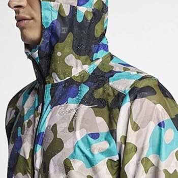 Nike Shield Ghost Camo Jacket Green Blue (NWOT)