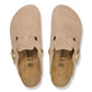 Birkenstock Boston Suede BS Sandcastle Sandals