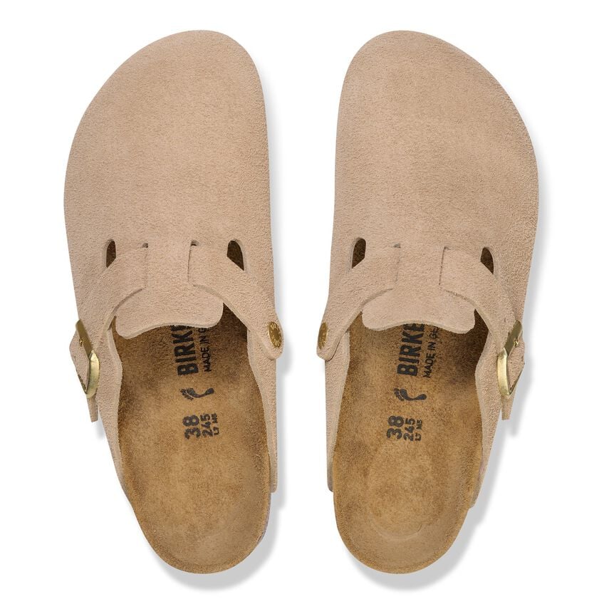 Birkenstock Boston Suede BS Sandcastle Sandals