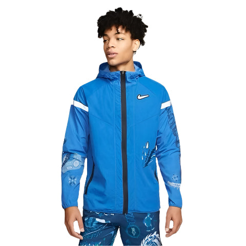 Nike Repel Windrunner Jacket 'Tokyo Blue Dragon'