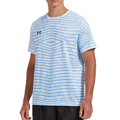 Under Armour Football Knit T-Shirt Manchester Blue