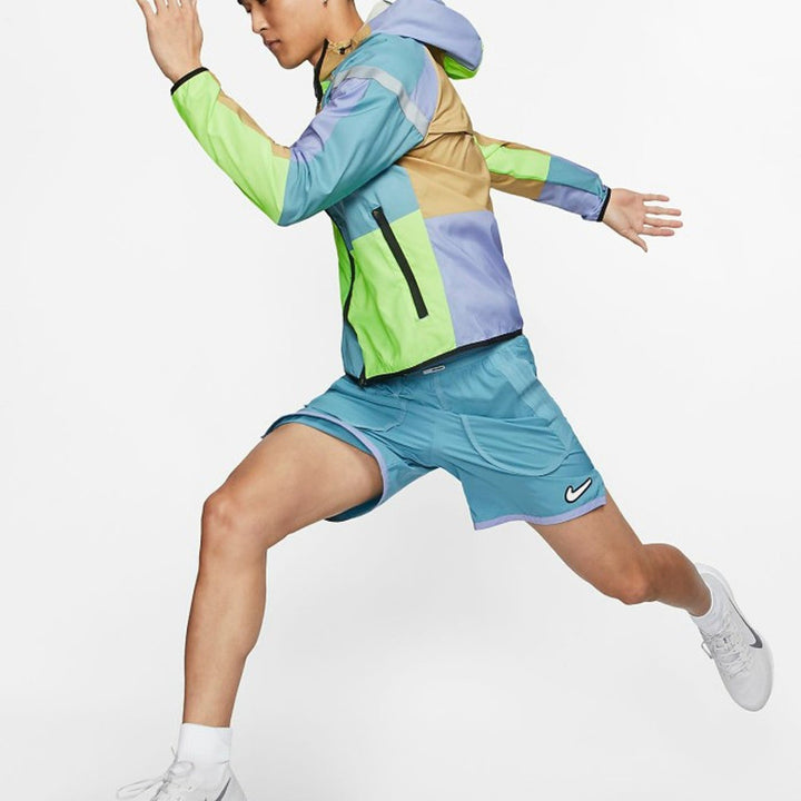 Nike Windrunner Wild Run Patchwork Jacket Light Thistle Multicolour