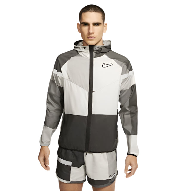 Nike Windrunner Wild Run Patchwork Jacket Grey