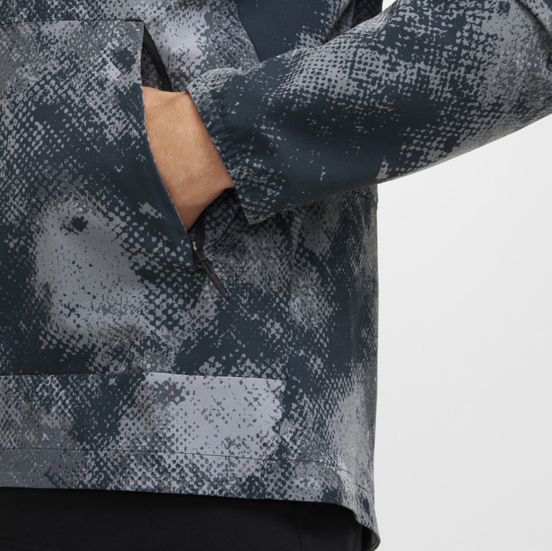 Nike Unlimited Camo Windrunner Jacket Black Grey
