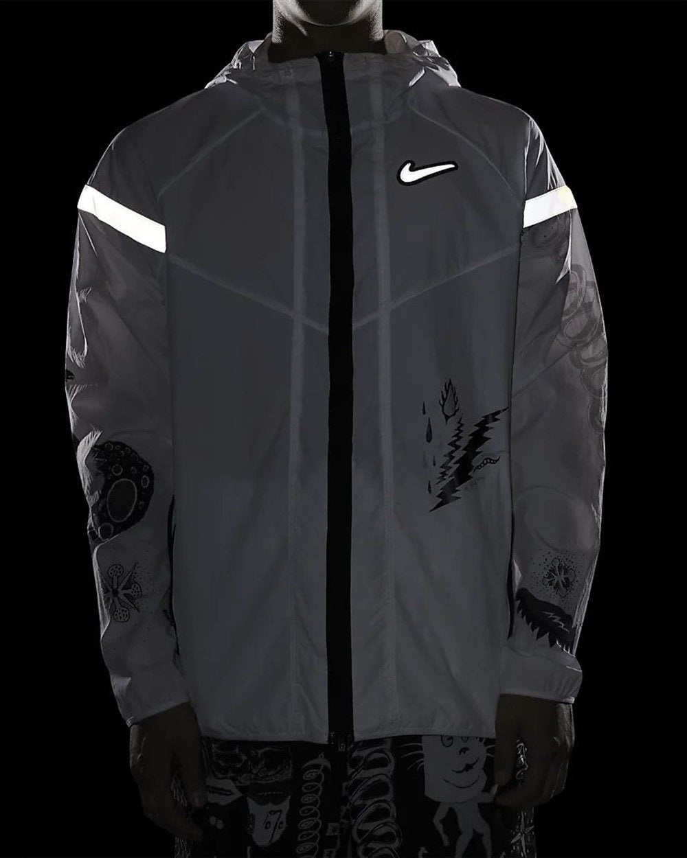 Nike Repel Windrunner Jacket 'Tokyo White Dragon'