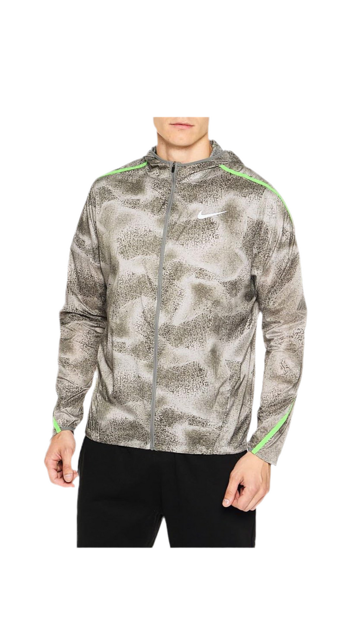 Nike M NK SHLD IMP LT HD PR Jacket Carbon Grey Green