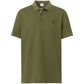 Burberry Branded Circle Logo Olive Polo Shirt