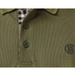 Burberry Branded Circle Logo Olive Polo Shirt