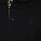 Burberry Branded Circle Logo Black Polo Shirt