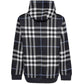 BURBERRY 8070669 Burberry Ferryton Check Hoodie WHITE/DC BLUE IP CHECK Hoodie MALE XS