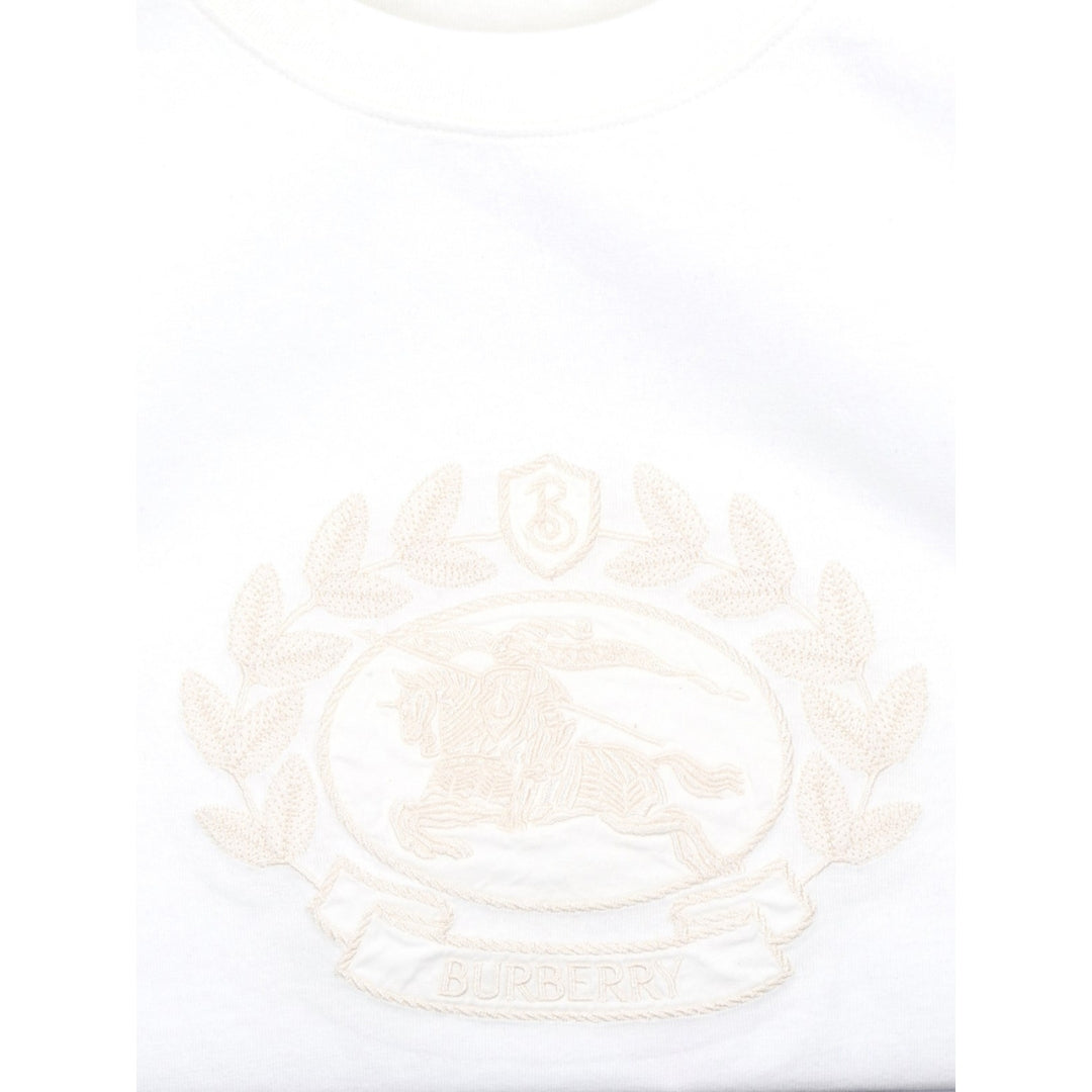 Burberry EKD Embroidered Logo Chalk T-Shirt S