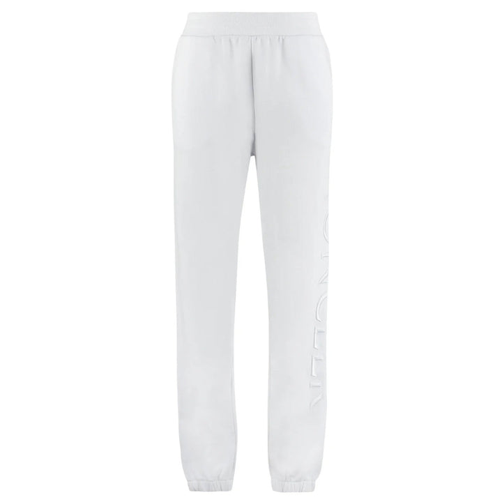 Moncler Womens 8H0001480451 001 Sweatpants White - Style Centre Wholesale