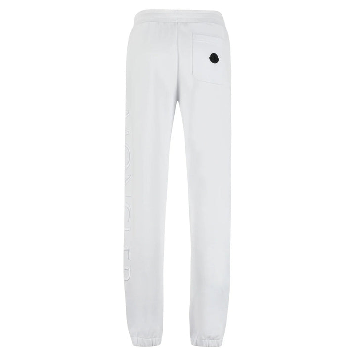 Moncler Womens 8H0001480451 001 Sweatpants White - Style Centre Wholesale