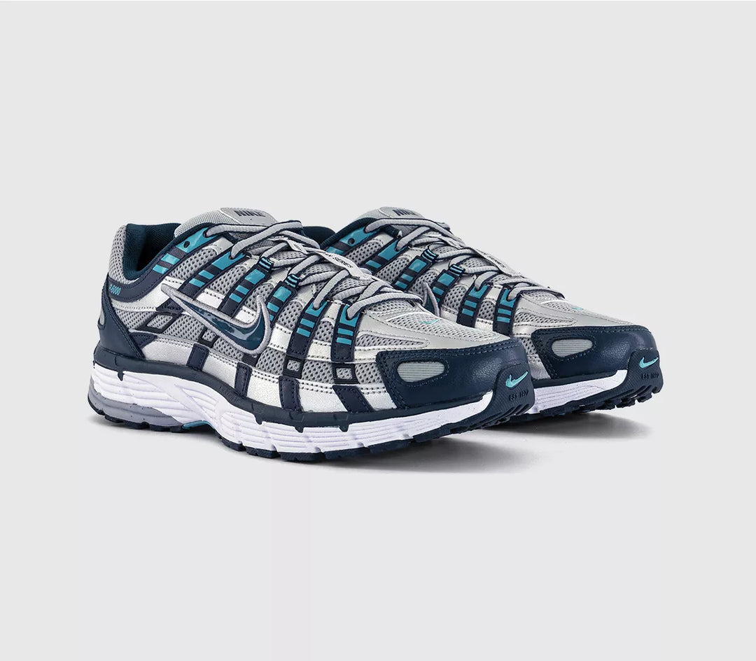 Nike P-6000 Armory Navy Flat Silver