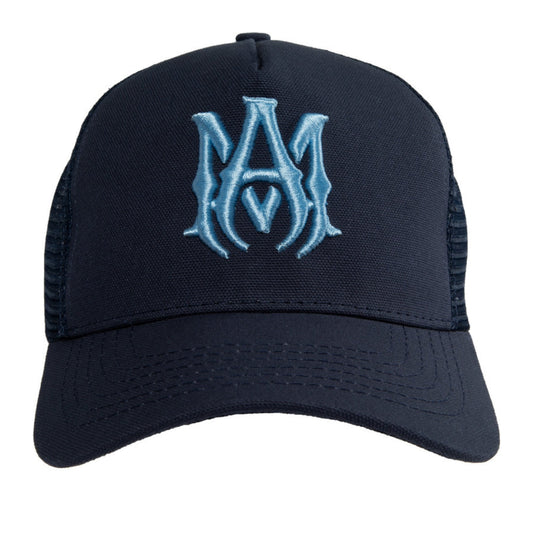 Amiri Navy Blue Trucker Hat