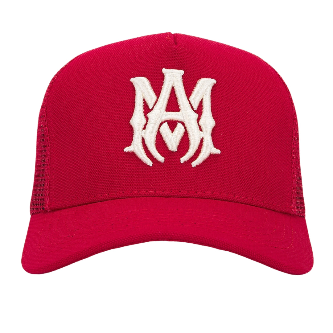Amiri Red Trucker Hat