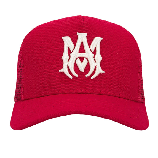 Amiri Red Trucker Hat