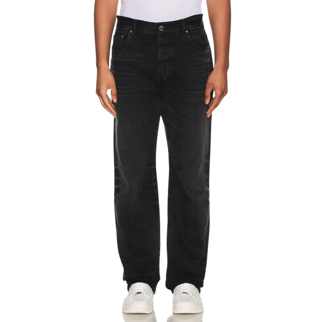 Amiri Stack Straight Fit Faded Black Jeans W30 L32 / 32L
