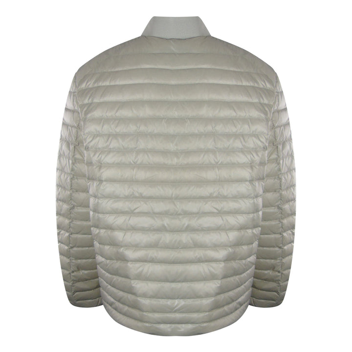Belstaff Airframe Moonbeam White Shiny Down Filled Jacket XL