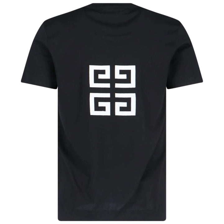 Givenchy Embroidered Logo Oversized Black T-Shirt XS
