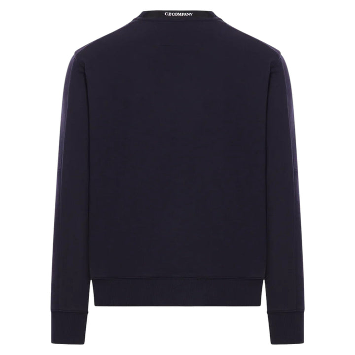 C.P. Company Diagonal Raised Fleece Lens Navy Sweatshirt