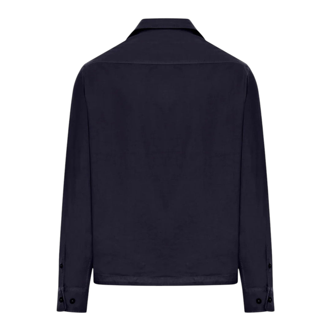 C.P. Company Gabardine Zip-Up Navy Overshirt